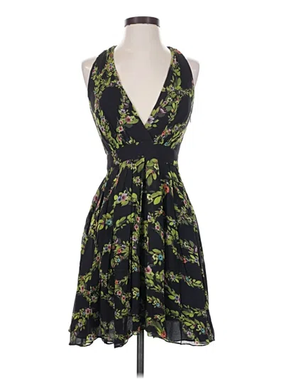 Pre-owned Nicole Miller Cocktail Dress In Black