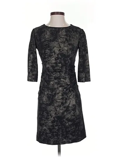 Pre-owned Nicole Miller Cocktail Dress In Black