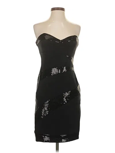 Pre-owned Nicole Miller Cocktail Dress In Black