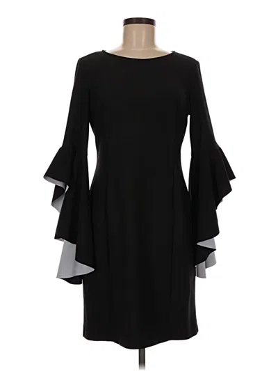 Pre-owned Nicole Miller Cocktail Dress In Black