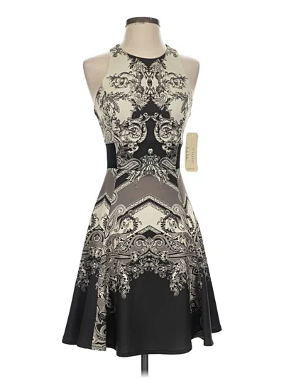 Pre-owned Nicole Miller Cocktail Dress In Black