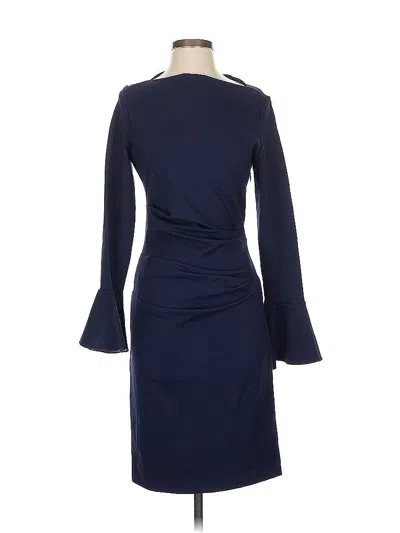 Pre-owned Nicole Miller Cocktail Dress In Blue