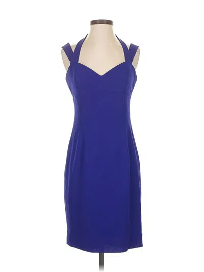 Pre-owned Nicole Miller Cocktail Dress In Blue