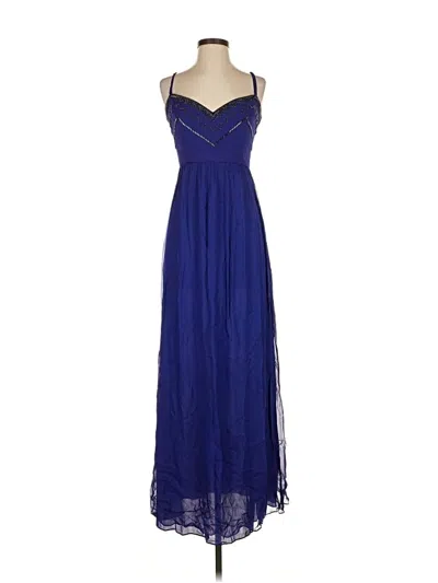 Pre-owned Nicole Miller Cocktail Dress In Blue