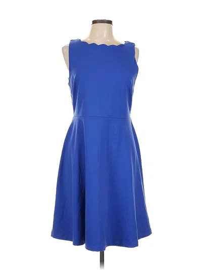 Pre-owned Nicole Miller Cocktail Dress In Blue