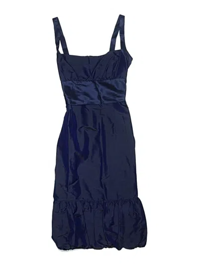 Pre-owned Nicole Miller Cocktail Dress In Blue