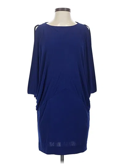 Pre-owned Nicole Miller Cocktail Dress In Blue