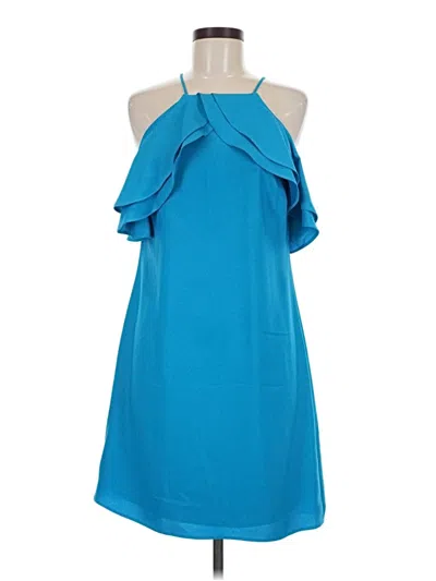 Pre-owned Nicole Miller Cocktail Dress In Blue