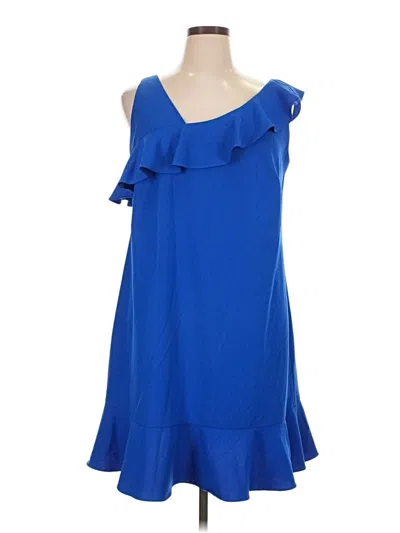Pre-owned Nicole Miller Cocktail Dress In Blue
