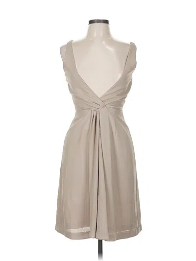 Pre-owned Nicole Miller Cocktail Dress In Brown