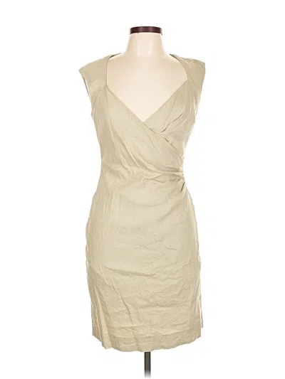 Pre-owned Nicole Miller Cocktail Dress In Brown