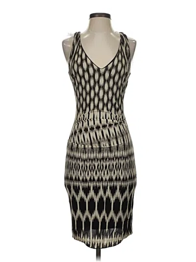 Pre-owned Nicole Miller Cocktail Dress In Gray