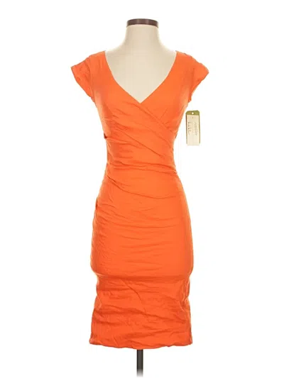 Nicole Miller Cocktail Dress In Orange