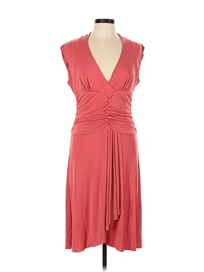 Pre-owned Nicole Miller Cocktail Dress In Orange