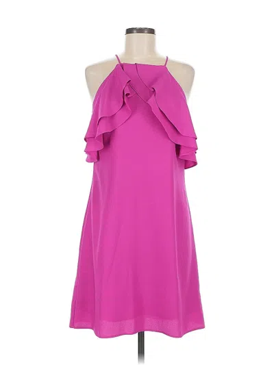 Pre-owned Nicole Miller Cocktail Dress In Pink