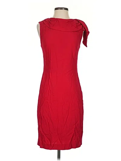 Pre-owned Nicole Miller Cocktail Dress In Red