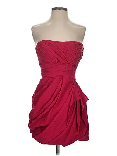 Pre-owned Nicole Miller Cocktail Dress In Red
