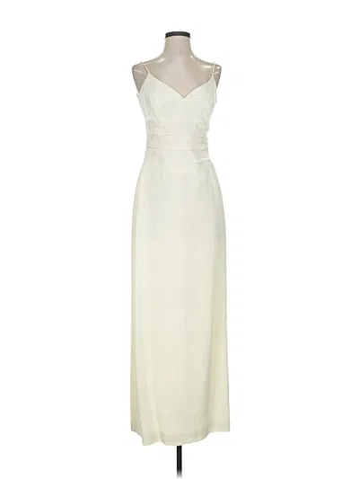 Pre-owned Nicole Miller Cocktail Dress In White