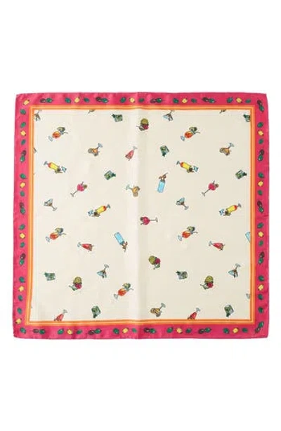 Nicole Miller Cocktail Satin Scarf In Neutral