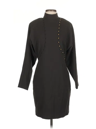 Pre-owned Nicole Miller Collection Casual Dress In Black