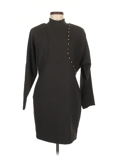 Pre-owned Nicole Miller Collection Casual Dress In Black