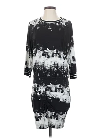 Pre-owned Nicole Miller Collection Casual Dress In Black