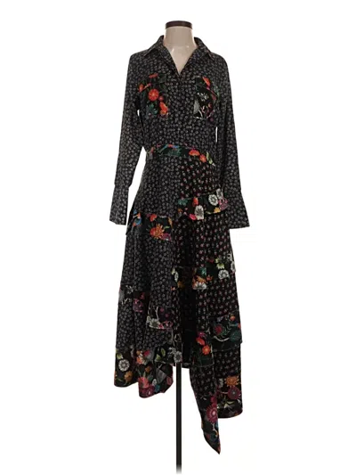 Pre-owned Nicole Miller Collection Casual Dress In Black