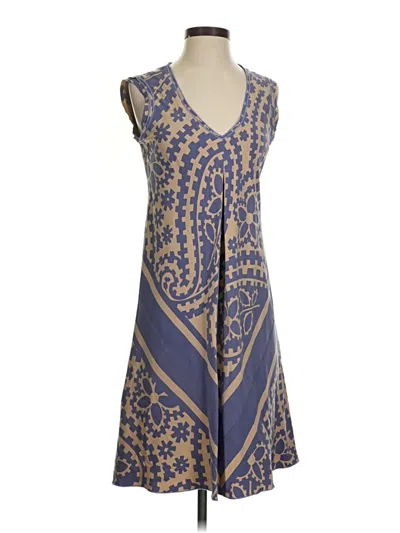 Pre-owned Nicole Miller Collection Casual Dress In Blue