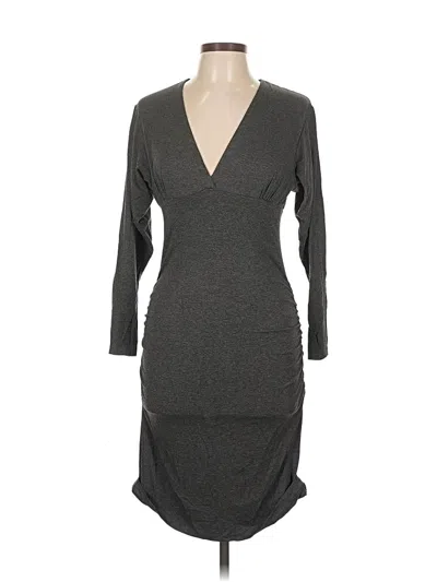 Pre-owned Nicole Miller Collection Casual Dress In Gray