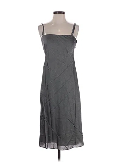 Pre-owned Nicole Miller Collection Casual Dress In Gray
