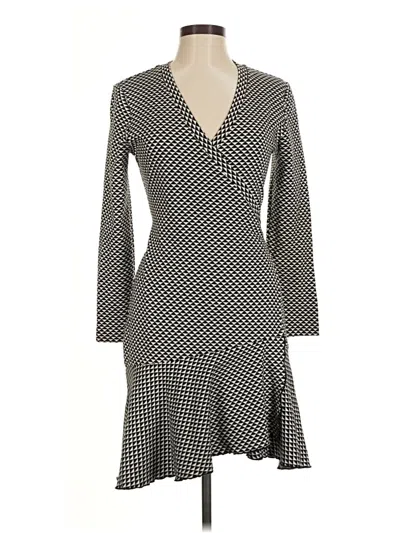 Pre-owned Nicole Miller Collection Casual Dress In Gray