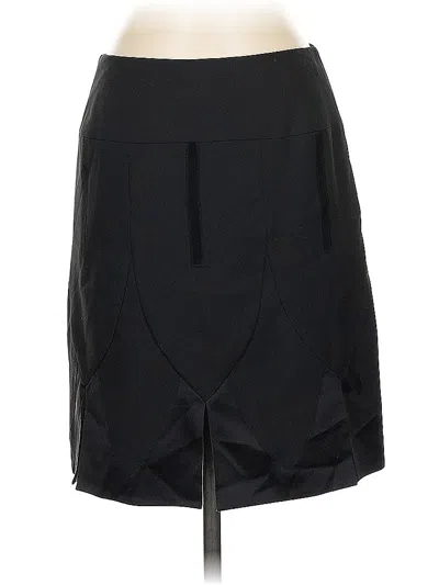 Pre-owned Nicole Miller Collection Casual Skirt In Black