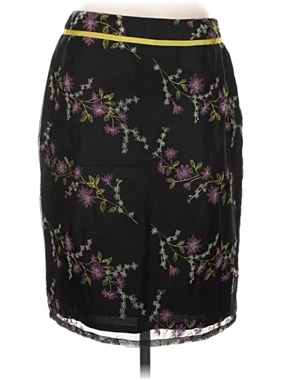Pre-owned Nicole Miller Collection Casual Skirt In Black