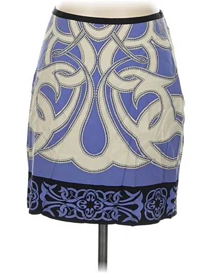 Pre-owned Nicole Miller Collection Casual Skirt In Blue