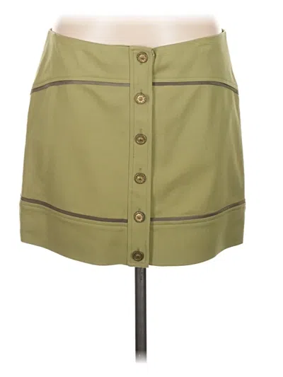 Pre-owned Nicole Miller Collection Casual Skirt In Green