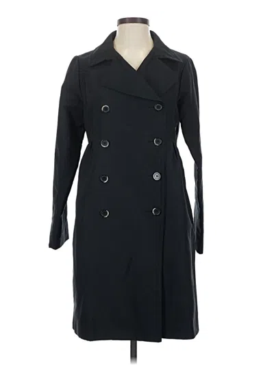 Pre-owned Nicole Miller Collection Coat In Black
