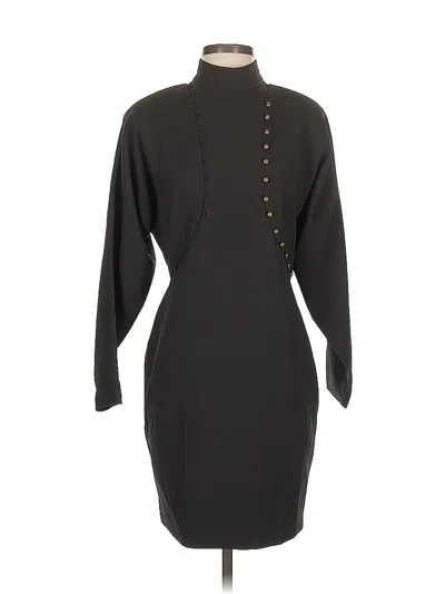 Pre-owned Nicole Miller Collection Cocktail Dress In Black