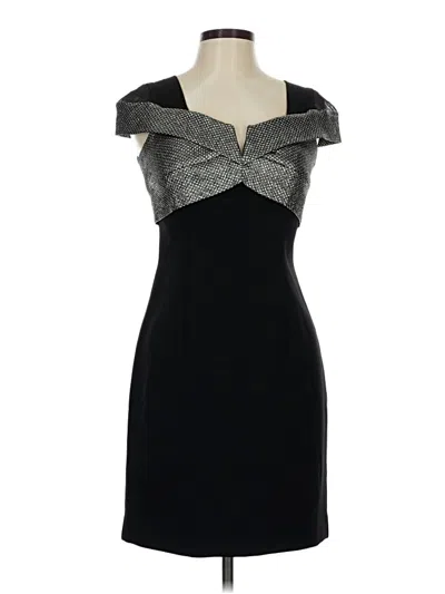 Pre-owned Nicole Miller Collection Cocktail Dress In Black