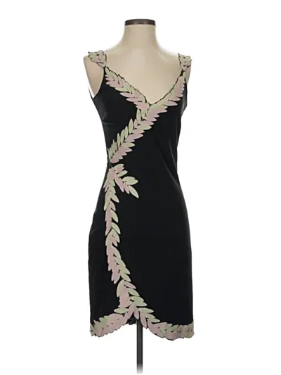 Pre-owned Nicole Miller Collection Cocktail Dress In Black