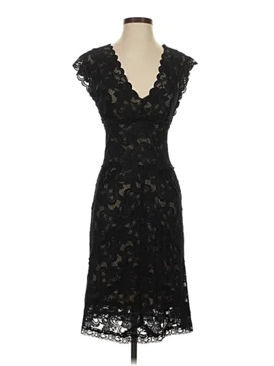 Pre-owned Nicole Miller Collection Cocktail Dress In Black