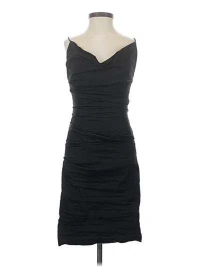 Pre-owned Nicole Miller Collection Cocktail Dress In Black