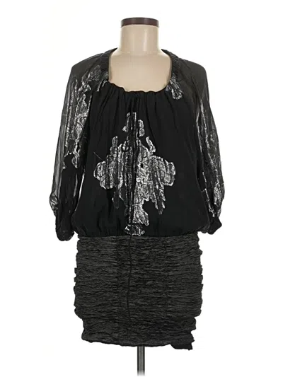 Pre-owned Nicole Miller Collection Cocktail Dress In Black