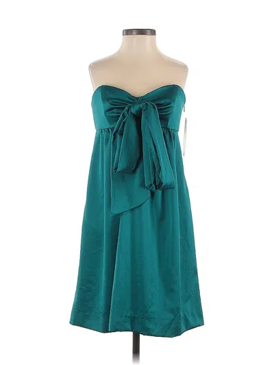 Pre-owned Nicole Miller Collection Cocktail Dress In Blue