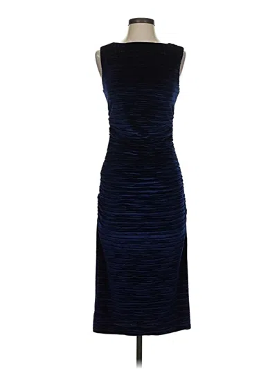 Pre-owned Nicole Miller Collection Cocktail Dress In Blue