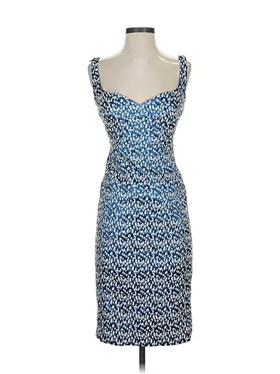 Pre-owned Nicole Miller Collection Cocktail Dress In Blue