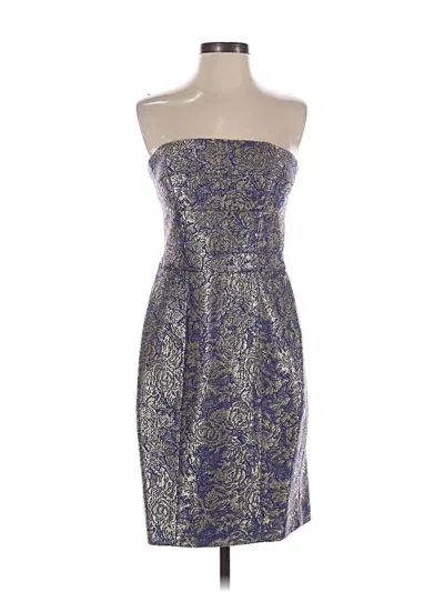Pre-owned Nicole Miller Collection Cocktail Dress In Blue