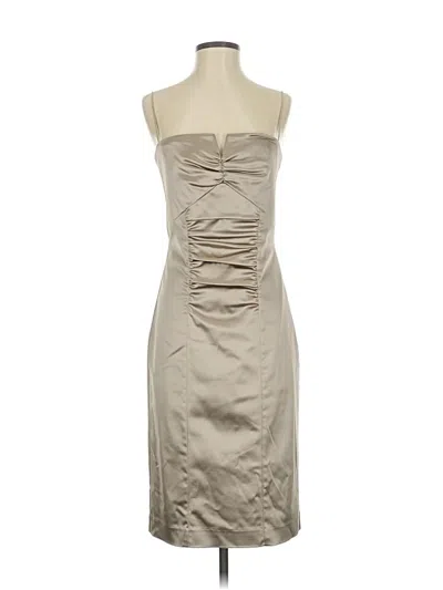 Pre-owned Nicole Miller Collection Cocktail Dress In Brown