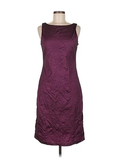 Pre-owned Nicole Miller Collection Cocktail Dress In Burgundy