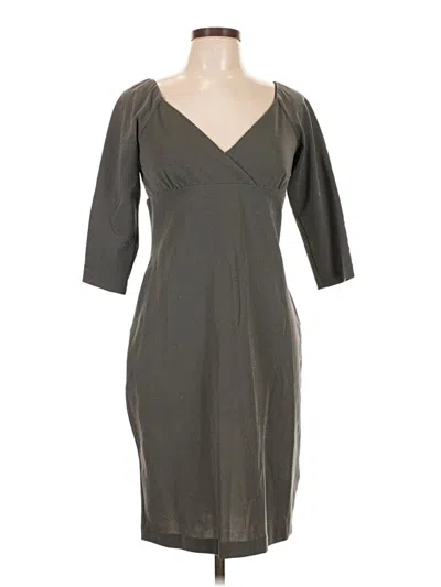 Pre-owned Nicole Miller Collection Cocktail Dress In Gray