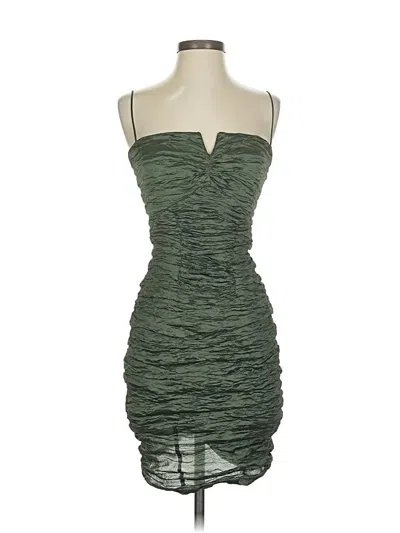 Pre-owned Nicole Miller Collection Cocktail Dress In Green